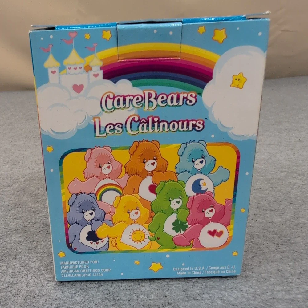 2005 Care Bears Bedtime Bear Ornament‎ Les Calinours Blue Moon Star NOS - Picture 3 of 6
